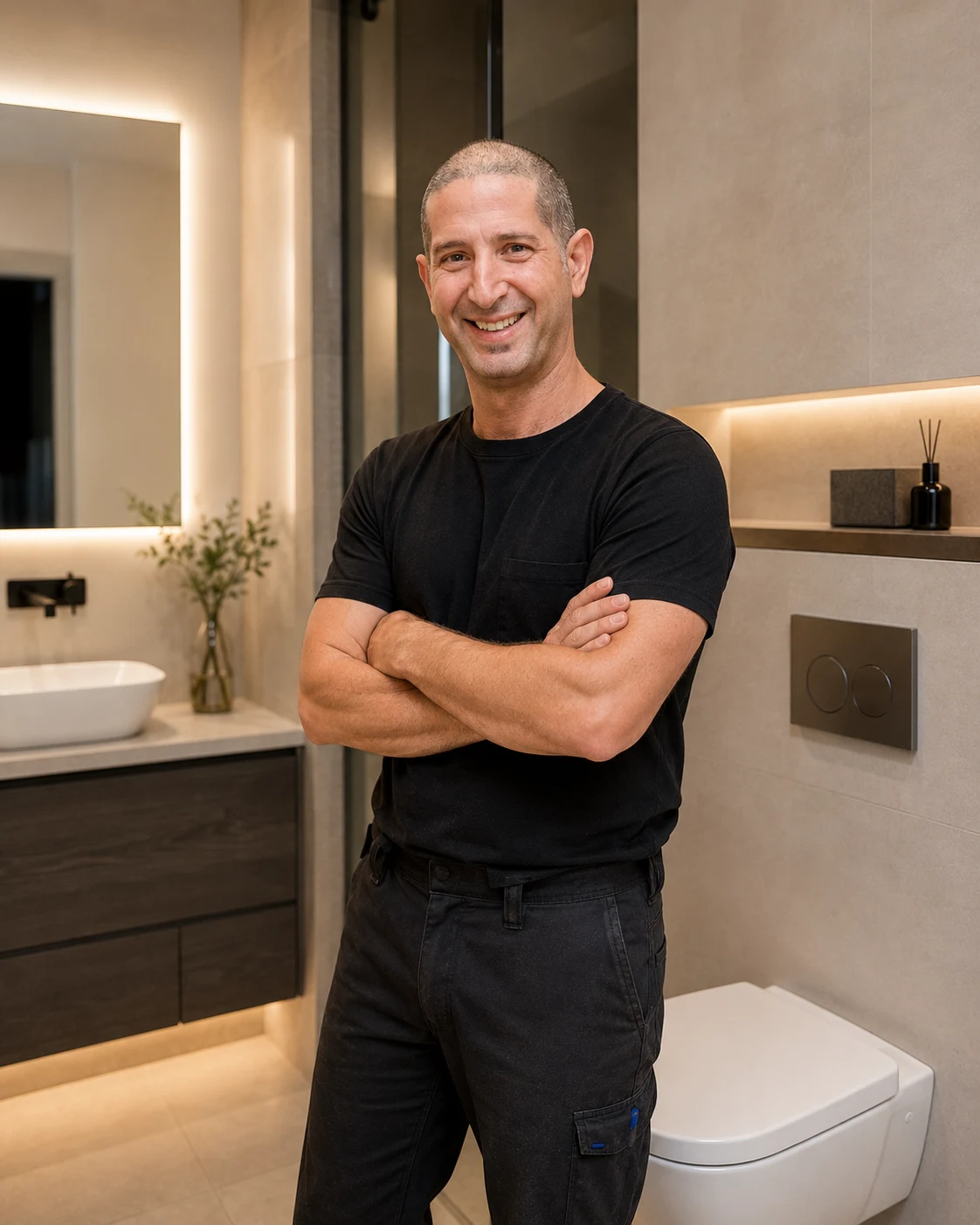 ירון סלמון, בעל מקצוע לאינסטלציה סניטרית ותיקון ניאגרות סמויות